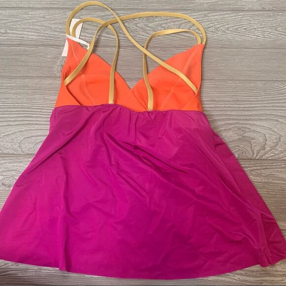 NWT Fierce + Regal the strappy tank top colorblock - Picture 4 of 4